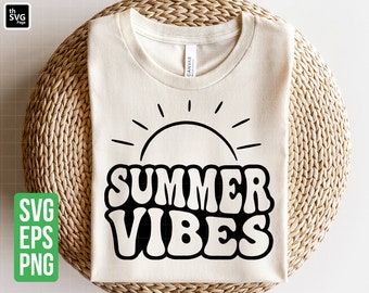 Summer Vibes svg, Hello Summer svg, Vacation svg, Sunshine svg, Camping svg, Beach Vibes svg, Summer Quote svg, Summer Shirt svg