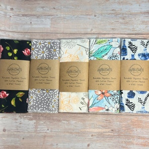 Reusable Paperless Towels - Floral