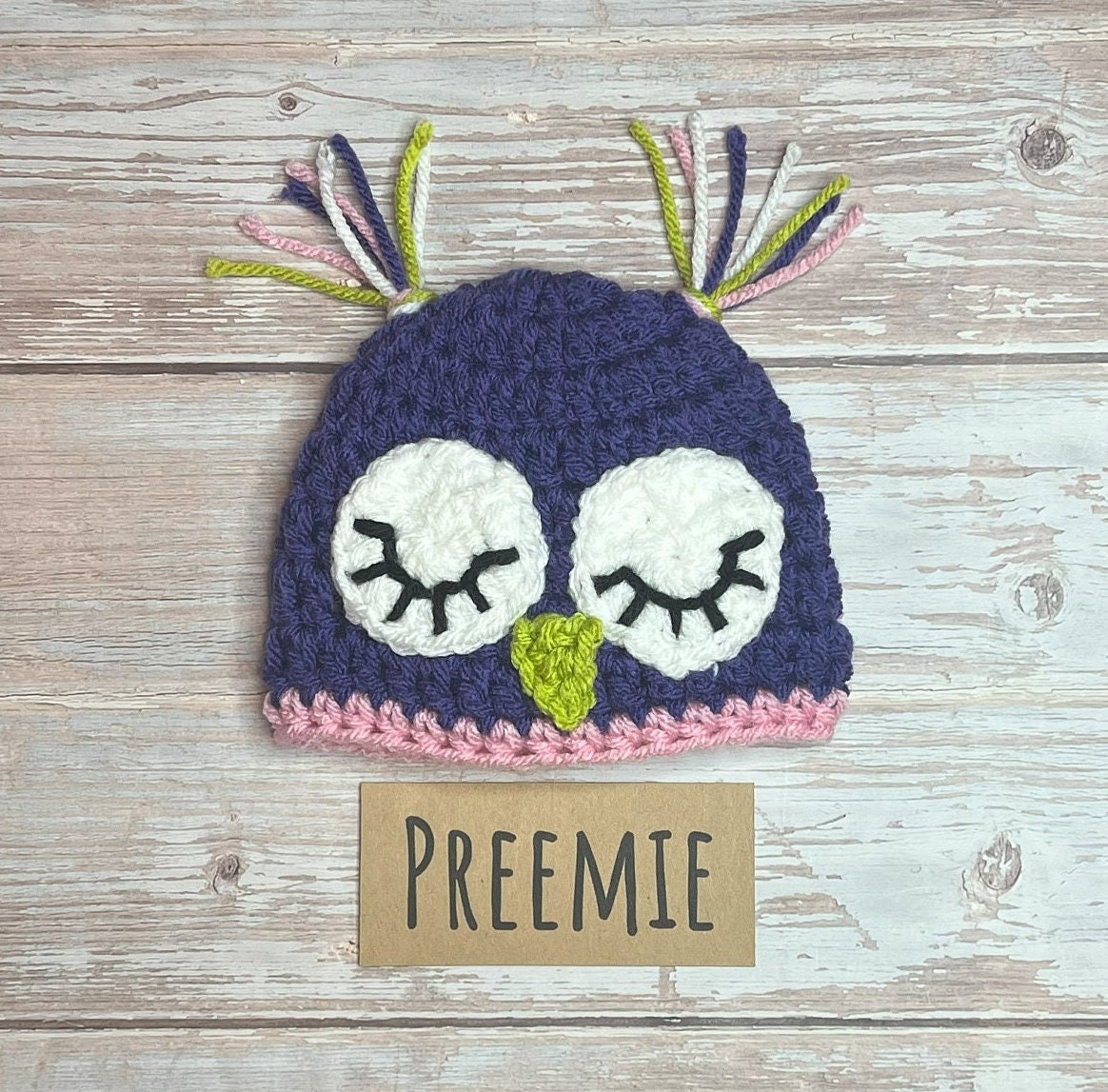 Preemie Sleepy Owl