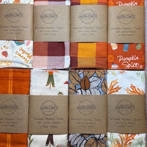 Reusable Paperless Towels - Fall