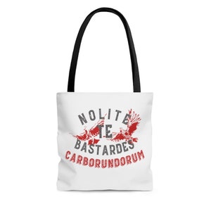Nolite Te Bastardes Carborundorum Tote Bag, Don&#39;t Let The Bastards Grind You Down, Feminist Accessory, Gift For Feminist, Womens Tote Bag