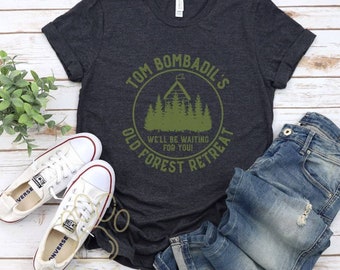 Tom Bombadil&#39;s Old Forest Retreat Shirt, Funny Fantasy Shirt, Nerd T-Shirt, Fantasy Novel, The Trilogy Shirt, Ringer Shirt, Bibliophile Gift
