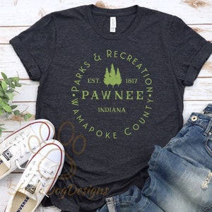 Pawnee Indiana Shirt, Wamapoke County Tee, Parks And Recreation Department, Leslie Knope Shirt, Ron Swanson Shirt, TV Shirt, Women&#39;s Shirt