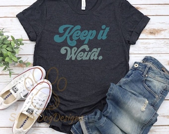 Keep It Weird Shirt, True Crime Podcast Tee, Murder Shows T-Shirt, True Crime Shirt, Gift For True Crime Lover, Retro Women's Shirt