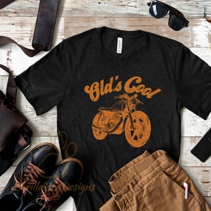 Old&#39;s Cool Shirt, Motorcycle Shirt, Biker Shirt, Retro Motorcycle Shirt, Vintage Inspired Shirt, Gift for Biker Dad, Funny Motorcycle Shirt