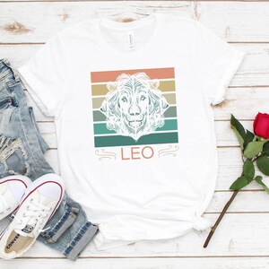 Leo Horoscope Shirt, Astrology T-Shirt, Zodiac Tee, Zodiac Signs Shirt, Leo Gift, Leo Birthday Present, Retro Astrology Shirt, Vintage Shirt