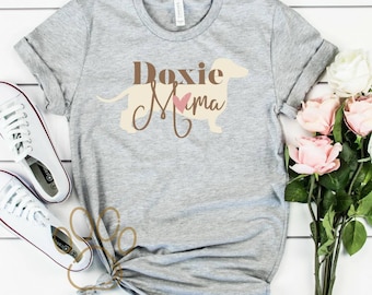 Doxie Mama Shirt, Dog Lover Shirt, Dachshund Mom Shirt, Doxie Mom Shirt, Wiener Dog Shirt, Weiner Dog Gift, Dachshund Lover Tshirt