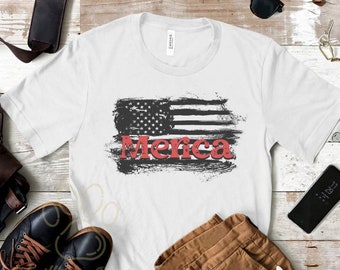 Merica Shirt, Funny 4th Of July T-Shirt, Fourth Of July Tee, Day Drinking, Proud American, USA Shirt, Matching Patriotic Shirts, Flag Shirt