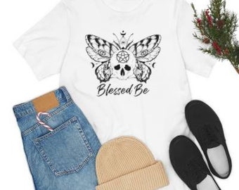 Blessed Be Shirt, Wiccan Tee, Witchy T-Shirt, Witchcraft Shirt, Witch Shirt, Goth Shirt, Pagan Clothing, Wicca Shirt, Witch Aesthetic, Wicca