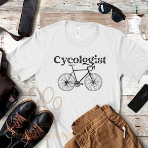 Cycologist Shirt, Bike Lover T-Shirt, Funny Bike Tee, Retro Bicycle Shirt, Funny Cycling Shirt, Biking Tshirt, Gift For Bike Lover