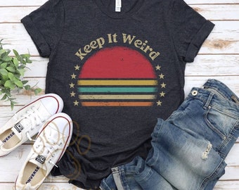 Keep It Weird Shirt, True Crime Podcast Tee, Murder Shows T-Shirt, True Crime Shirt, Gift For True Crime Lover, Retro Women's Shirt