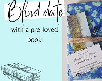 CITA A CIEGAS con un LIBRO / Regalo sorpresa de libro usado para mujeres / Caja de libros misteriosos / Regalo de lectura acogedor / Regalo para amantes de los libros / Un capricho de autocuidado