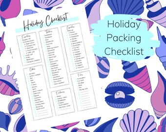 Lista de equipaje para las vacaciones: Imprescindibles de viaje (Descarga digital)