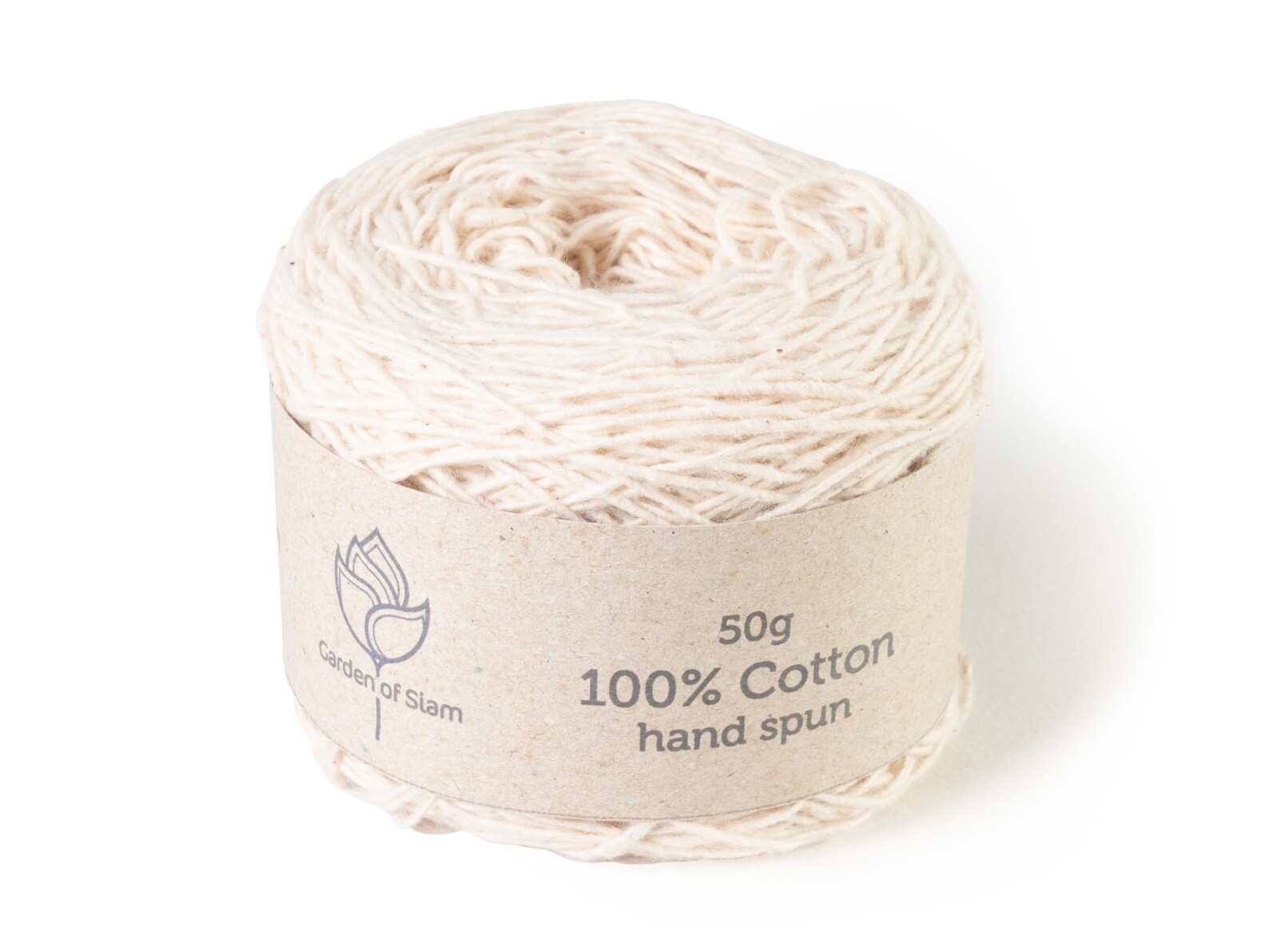 Natural White Cotton Yarn Unbleached Organic Sustainable Etsy