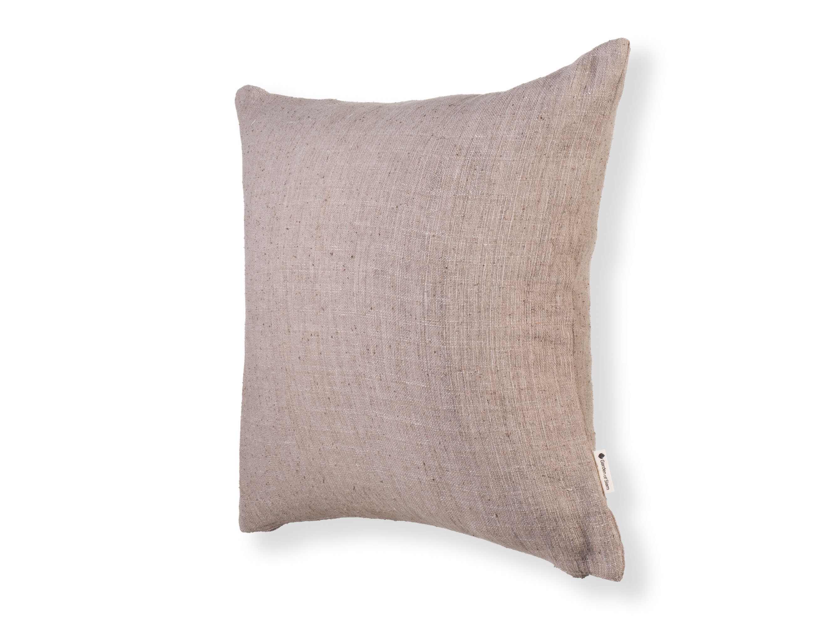 Grey Cushion Cover Cotton and Hemp Handwoven Natural Dye Etsy UK