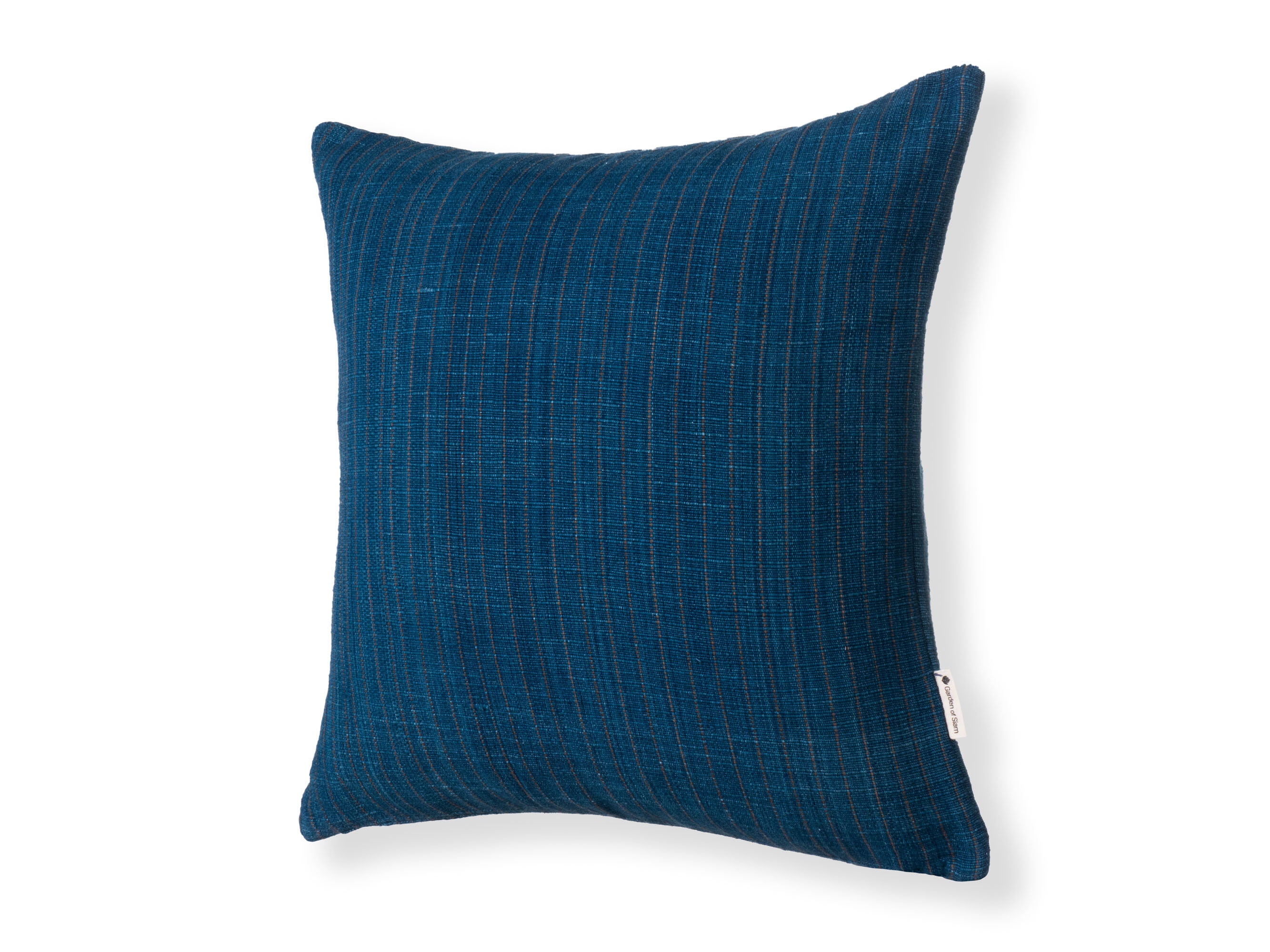 Indigo Striped Cushion Cover Handwoven Natural Dye 100 Cotton Etsy