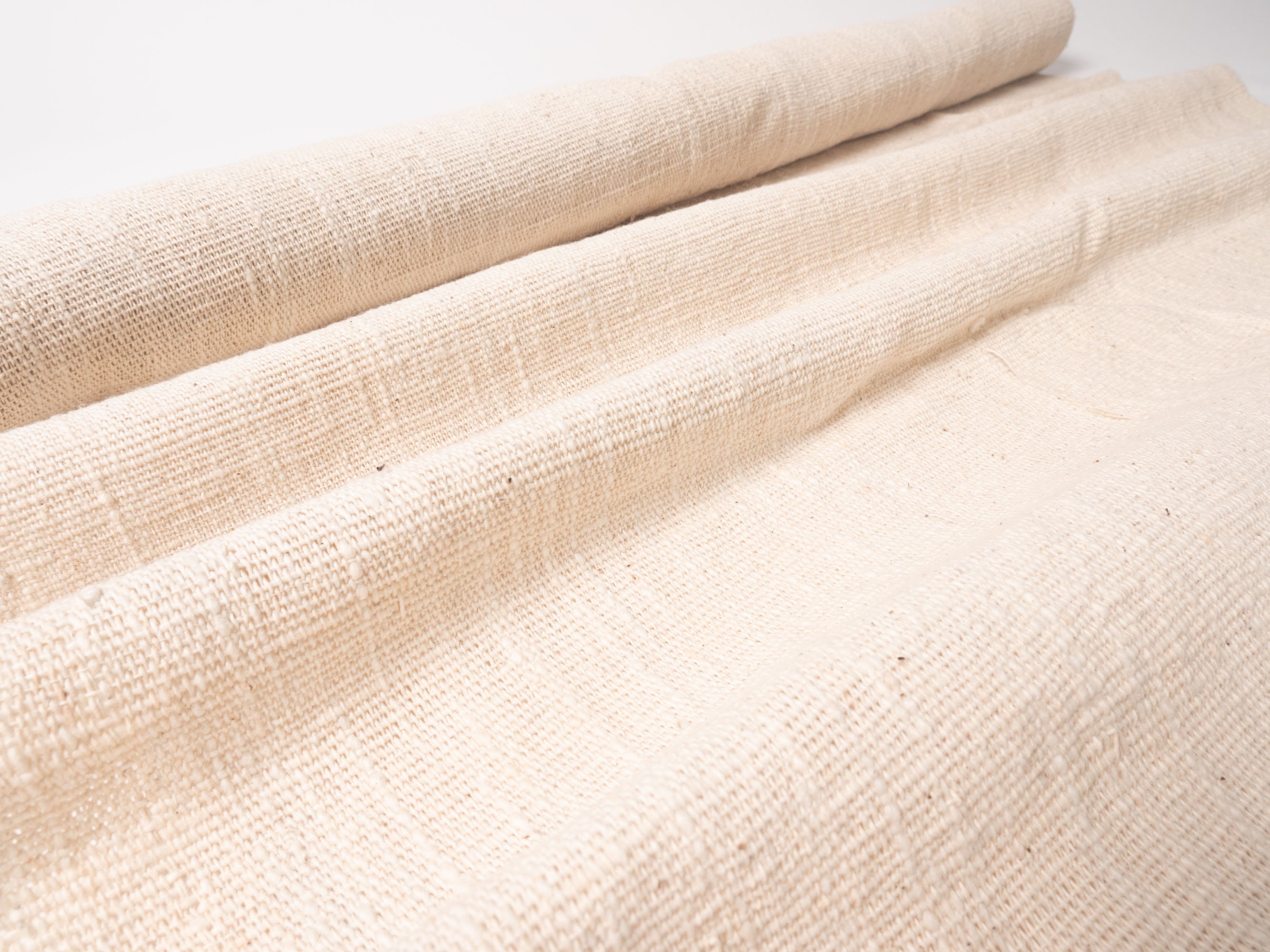 Heavy Handwoven Cotton Fabric Hand Spun Raw Cotton Etsy