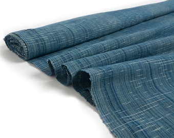 1 meter of Handwoven Hand Dyed Patterned Fabric | Indigo | Natural Dye | Pure Cotton | Organic | 100 cm wide