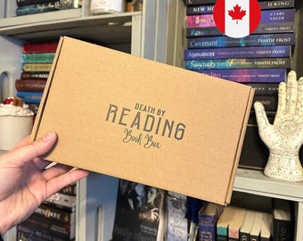 SEPT Canadian Blind Date With a Book Box: Romance Reader Gift With Candle of the Month
