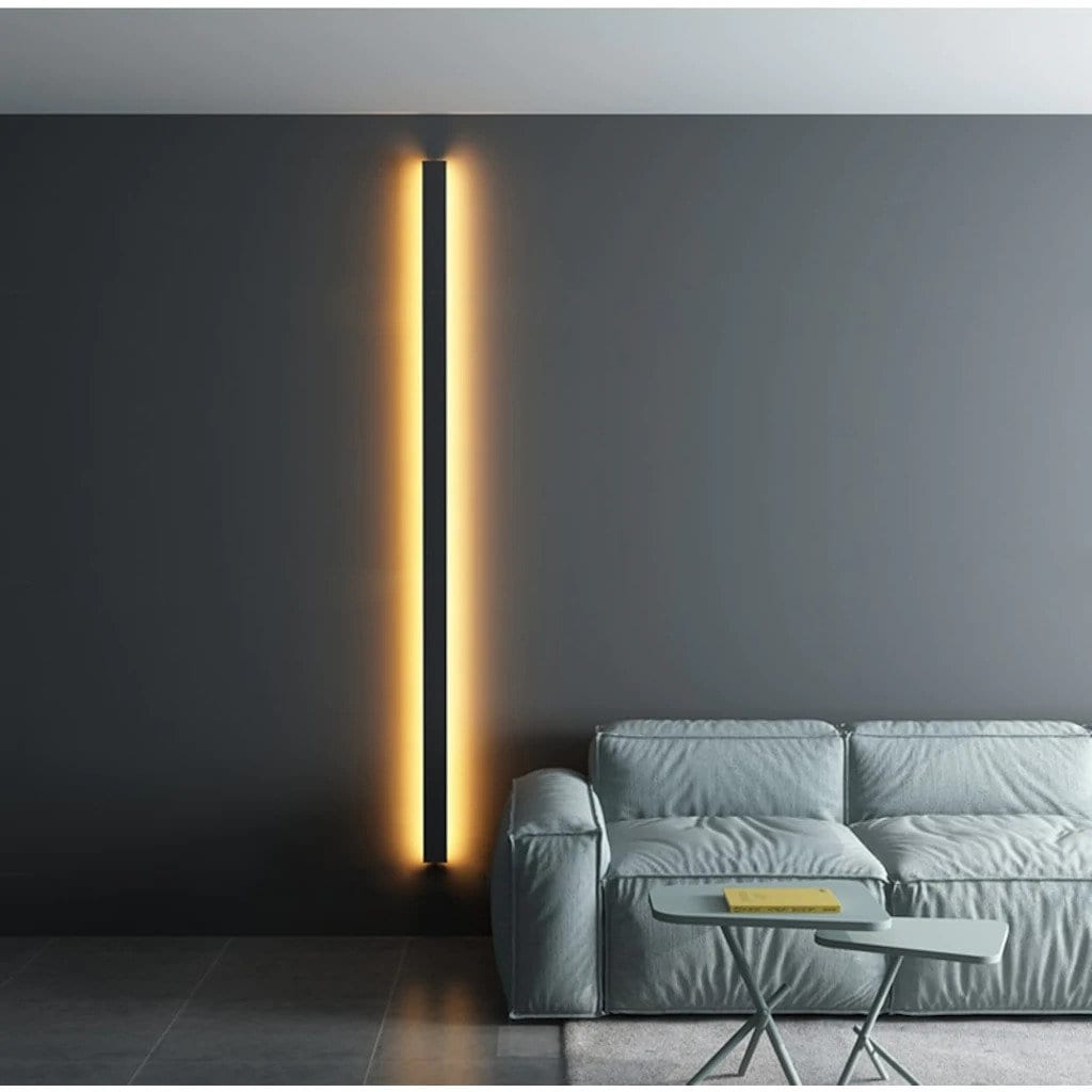 Minimalist Linear Wall Lamp led Atmosphere Lighting for Living Etsy