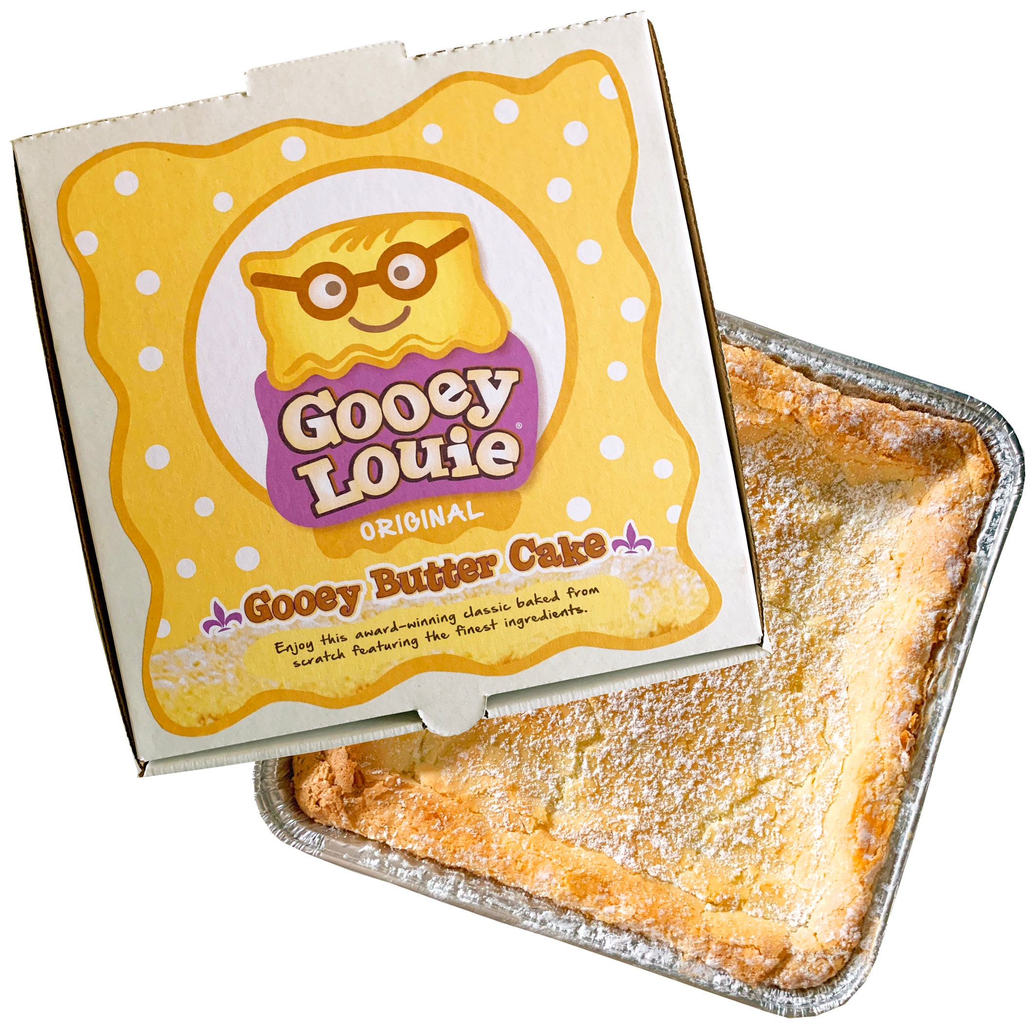 Gooey Louie Gooey Butter Cake ORIGINAL 8x8 St Louis Favorite Dessert in
