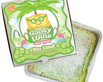 Gooey Louie Gooey Butter Cake Key Lime Flavor Ooey Gooey Cake FREE SHIPPING