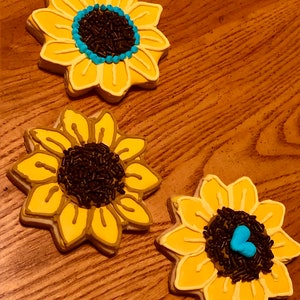 Sunflower Cookies, Ukraine Sunflowers, Sales Benefit Ukraine