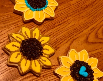 Sunflower Cookies, Ukraine Sunflowers, Sales Benefit Ukraine