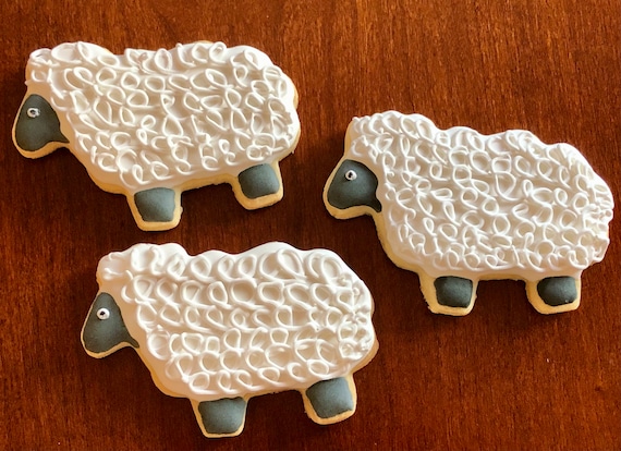 chinese new year sheep cookies