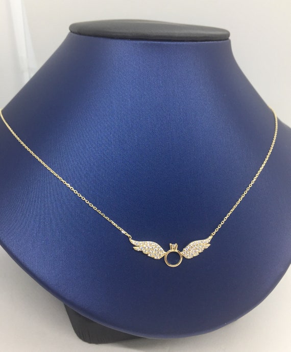 925 Sterling Silver Angel Wings Pendant Clavicle Chain Necklace Women Light  Luxury Temperament Wedding Wholesales Jewelry - China Fashion Accessories  and Wholesale Jewelry price | Made-in-China.com