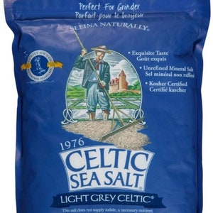 Celtic Sea Salt 1/4 lb (4 oz.) Light Grey Celtic ORGANIC & Kosher certified