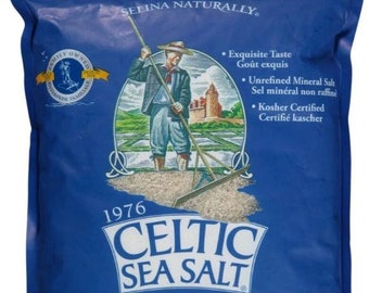 Celtic Sea Salt 1/4 lb (4 oz.) Light Grey Celtic ORGANIC & Kosher certified