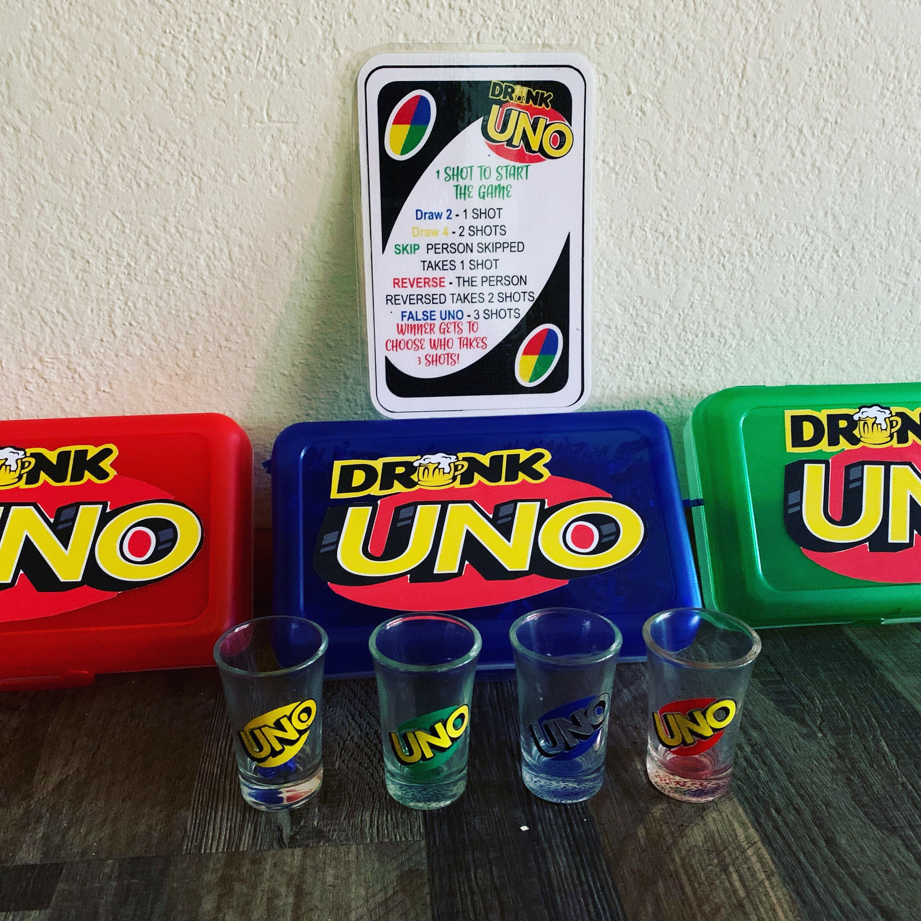 Drunk Uno Etsy