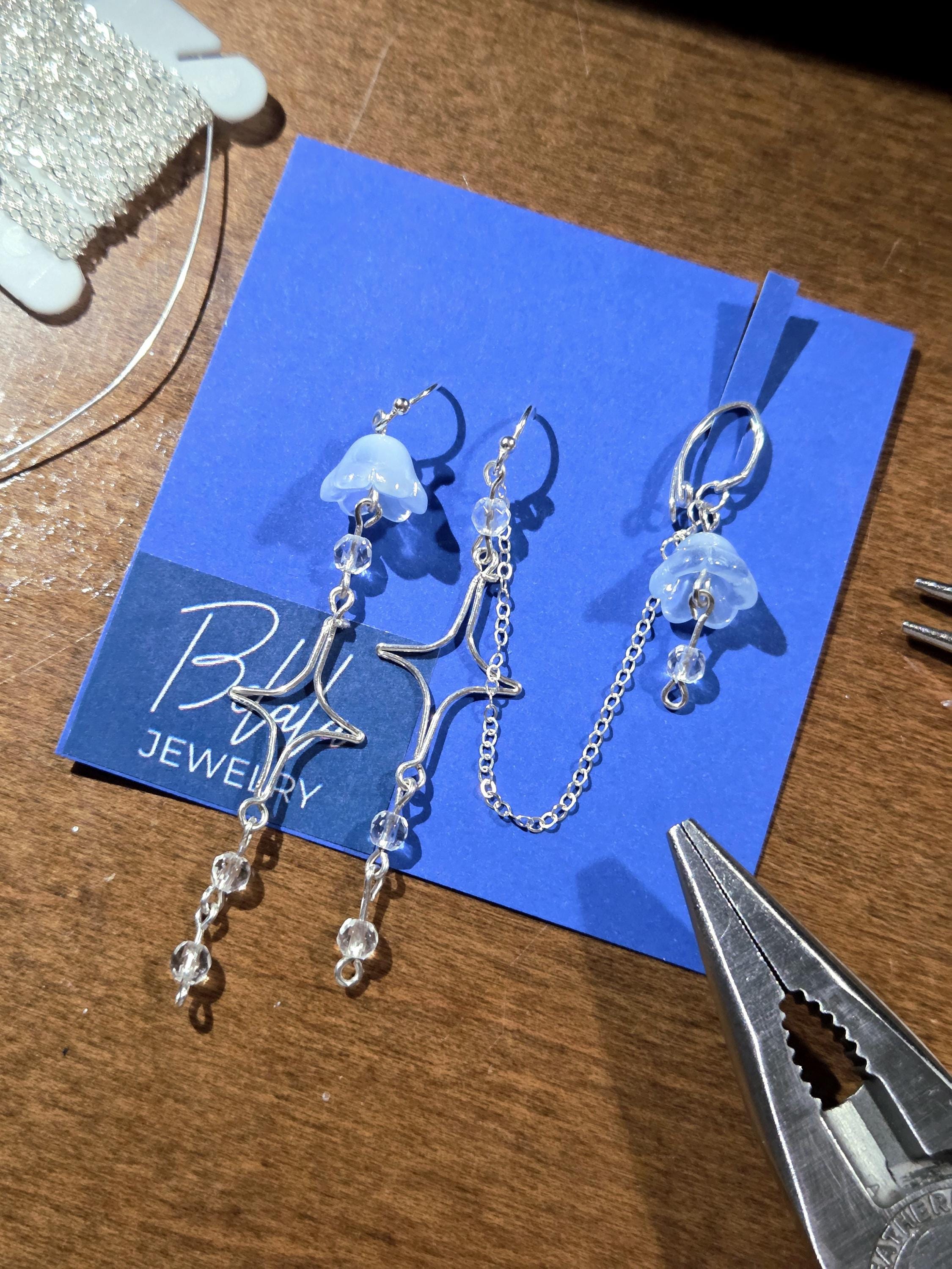 Zoey Kpop Demon Hunters Celestial Earrings | Star Chain Dangles