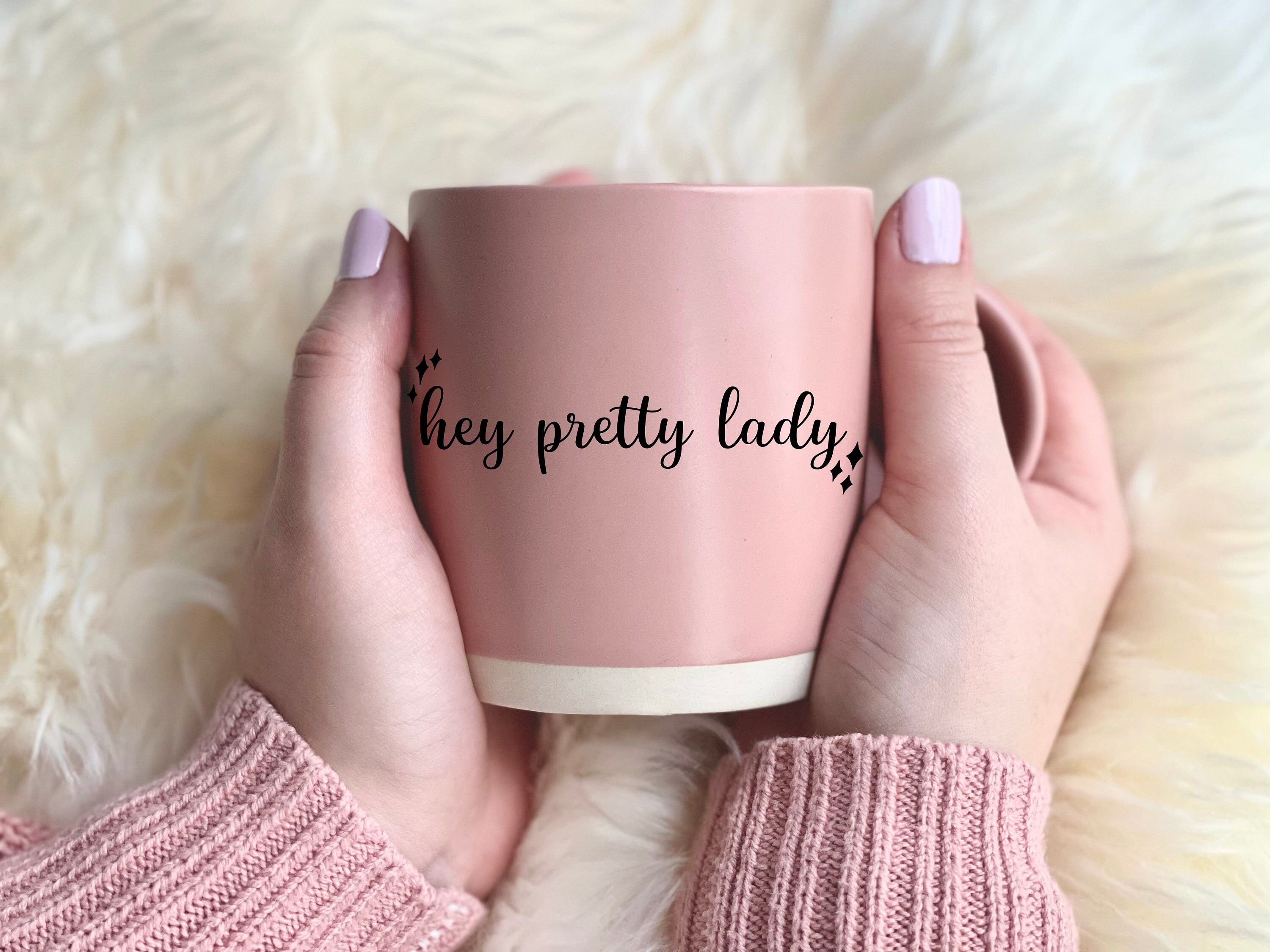 DECAL SOLAMENTE / Hey Pretty Lady / Vinilo Etsy España