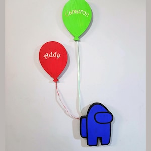 Parmi nous personnage avec ballons fichier numérique SVG/PNG/JPG