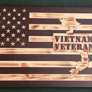 Vietnam Veteran American Flag Digital File
