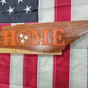Tennessee Shaped "THUIS" met Tristar Digital File