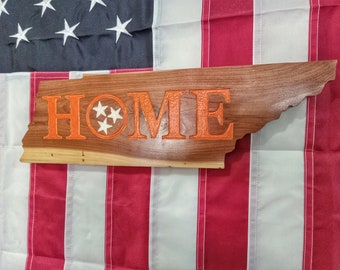 Tennessee Shaped "HOME" with Tristar Digital File