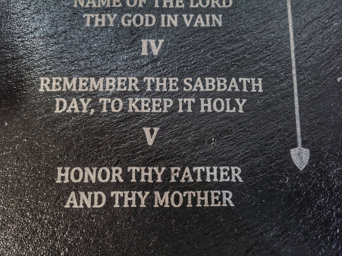 10 Commandments Digital File SVG/JPG/PNG for Engraving - Etsy