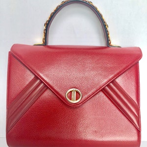 CD Christian Dior classic red old flower vintage bag clutch - Shop  1j-studio Handbags & Totes - Pinkoi