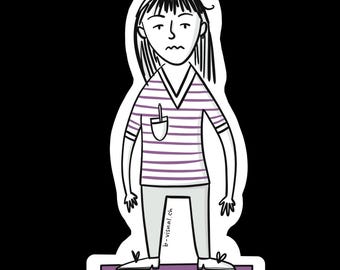 Mesött sticker - female