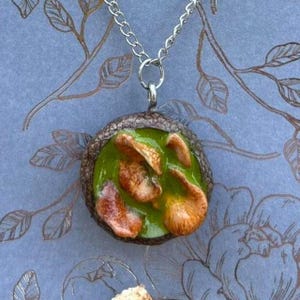 Mushroom Pendant Necklace