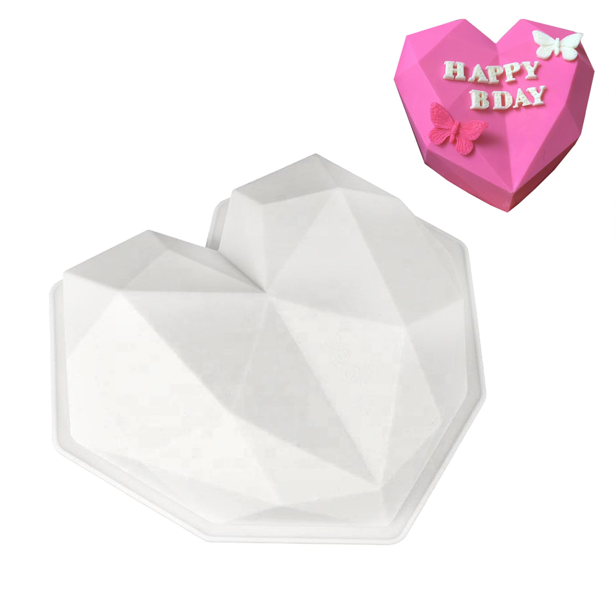 breakable heart silicone mold