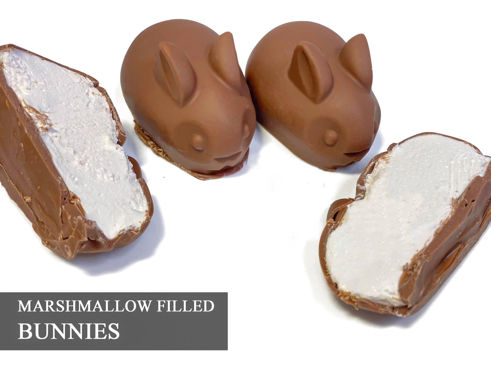 Chocolate Bunny Mold Easter Silicone Molds for Chocolate Etsy