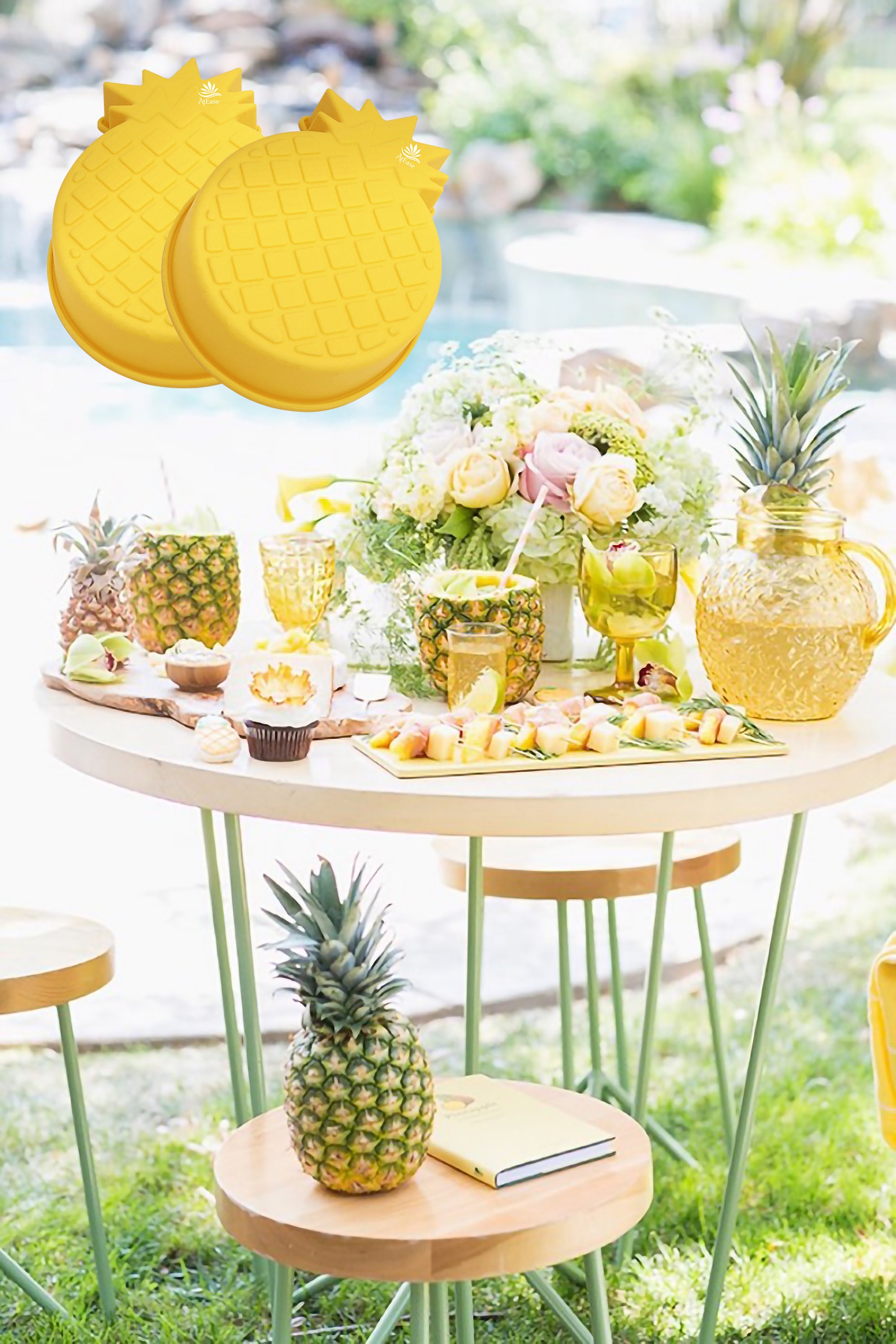 Pineapple Mold Silicone Hawaiian Chocolate Molds Summer Etsy.de