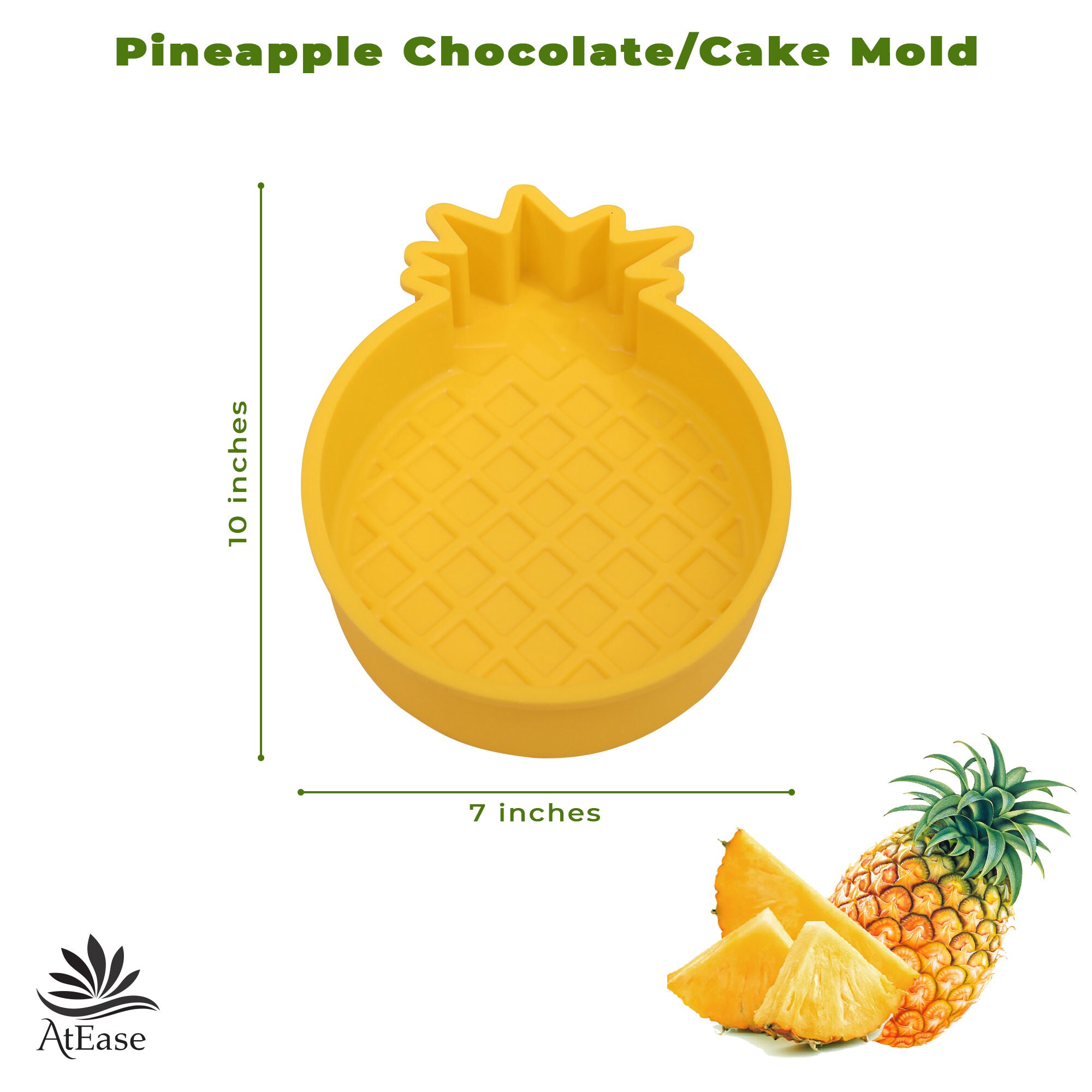 Pineapple Mold Silicone Hawaiian Chocolate Molds Summer Etsy.de