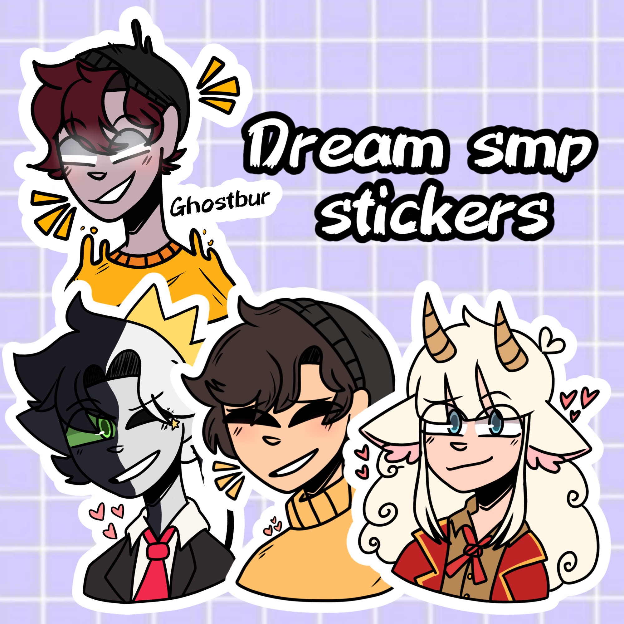 dream smp stickers etsy