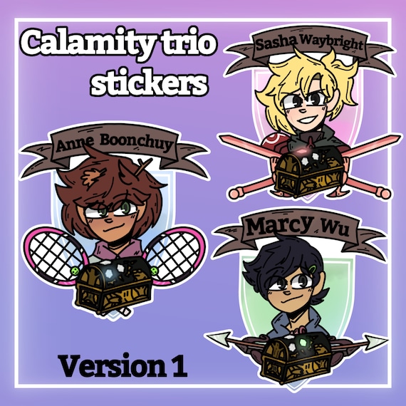 Amphibia Sasha/anne/marcy Stickers | Etsy