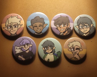 The owl house pins/buttons